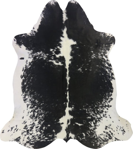 COWHIDE MEDIUM BLACK & WHITE 2.5-3.4M (226cm × 201cm)