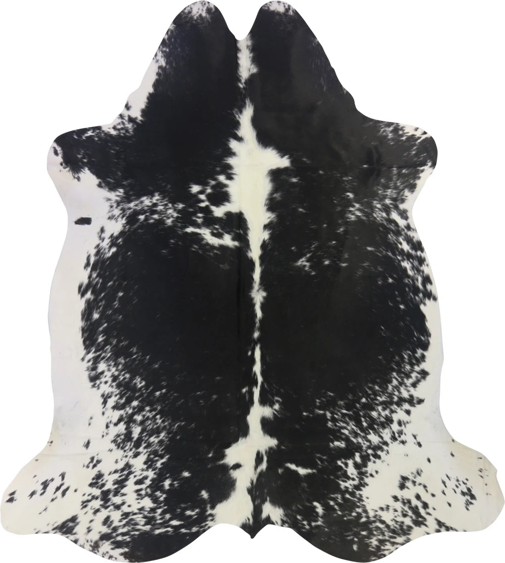 COWHIDE MEDIUM BLACK & WHITE 2.5-3.4M - 226cm  201cm