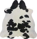 COWHIDE MEDIUM BLACK & WHITE 2.5-3.4M - 214cm  206cm