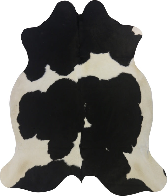 COWHIDE MEDIUM BLACK & WHITE 2.5-3.4M (222cm × 187cm)