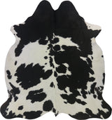 COWHIDE MEDIUM BLACK & WHITE 2.5-3.4M - 205cm  190cm
