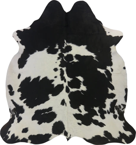 COWHIDE MEDIUM BLACK & WHITE 2.5-3.4M - 205cm  190cm