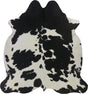 COWHIDE MEDIUM BLACK & WHITE 2.5-3.4M - 205cm  190cm