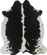COWHIDE MEDIUM BLACK & WHITE 2.5-3.4M - 220cm  186cm
