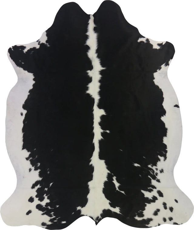 COWHIDE MEDIUM BLACK & WHITE 2.5-3.4M - 220cm  186cm