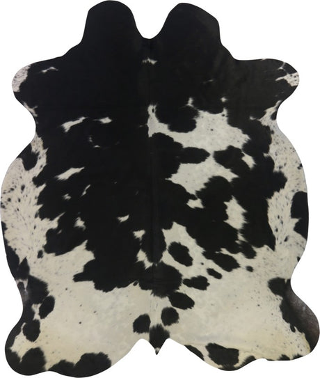 COWHIDE MEDIUM BLACK & WHITE 2.5-3.4M (214cm × 182cm)