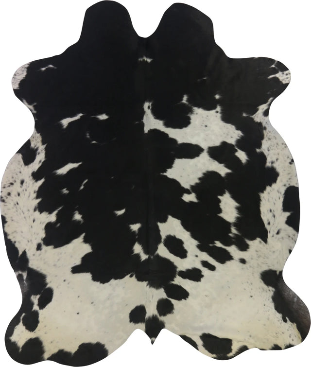 COWHIDE MEDIUM BLACK & WHITE 2.5-3.4M - 214cm  182cm