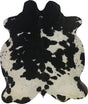 COWHIDE MEDIUM BLACK & WHITE 2.5-3.4M - 214cm  182cm