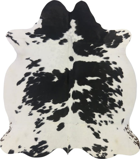 COWHIDE MEDIUM BLACK & WHITE 2.5-3.4M (201cm × 179cm)