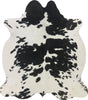 COWHIDE MEDIUM BLACK & WHITE 2.5-3.4M - 201cm  179cm