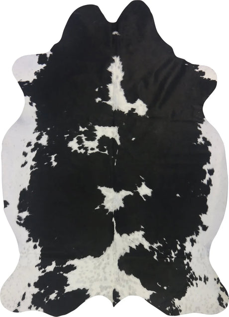COWHIDE MEDIUM BLACK & WHITE 2.5-3.4M - 232cm  167cm
