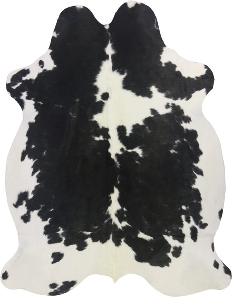 COWHIDE MEDIUM BLACK & WHITE 2.5-3.4M (214cm × 167cm)