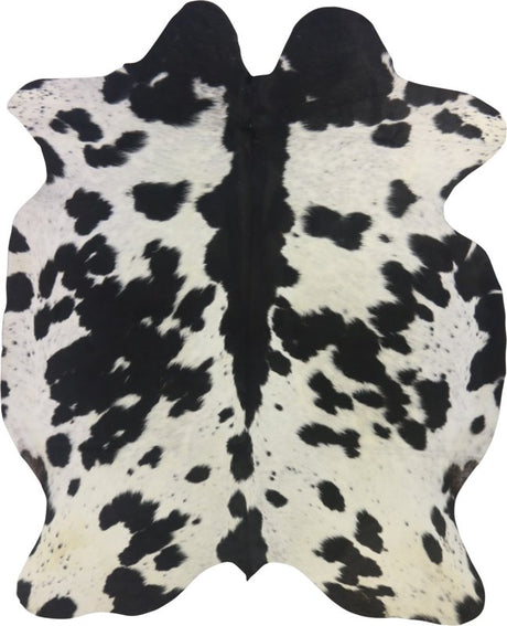 COWHIDE MEDIUM BLACK & WHITE 2.5-3.4M (213cm × 164cm)