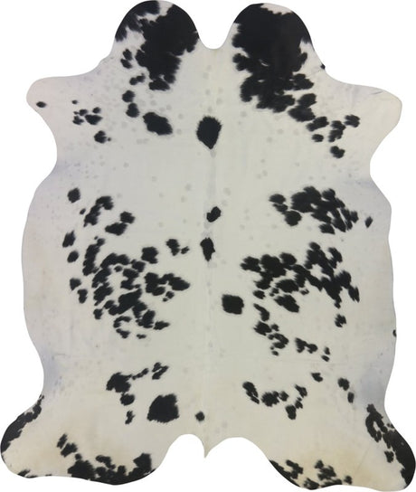 COWHIDE MEDIUM BLACK & WHITE 2.5-3.4M (219cm × 188cm)