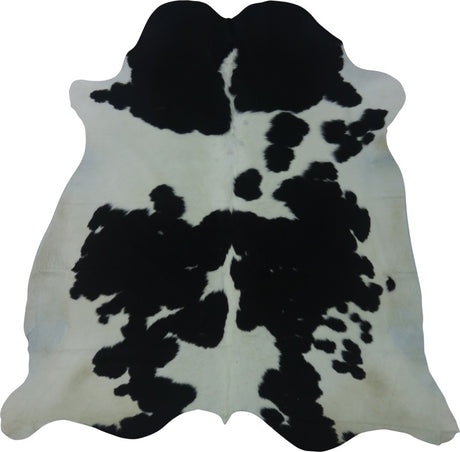 COWHIDE LARGE BLACK & WHITE 3.5-3.9M (209cm × 209cm)