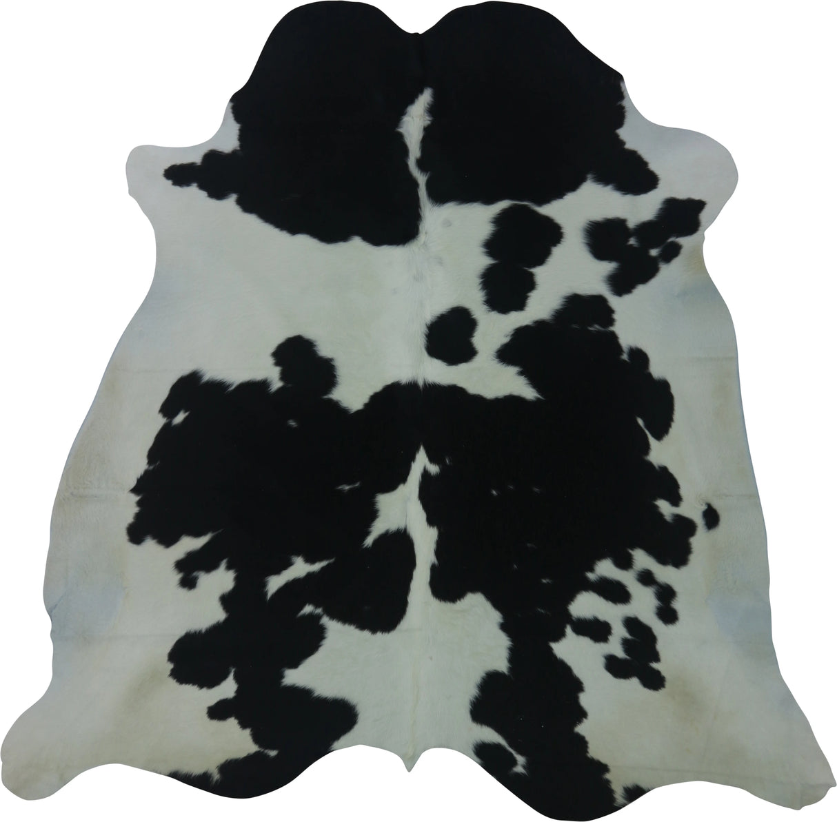COWHIDE LARGE BLACK & WHITE 3.5-3.9M - 209cm  209cm