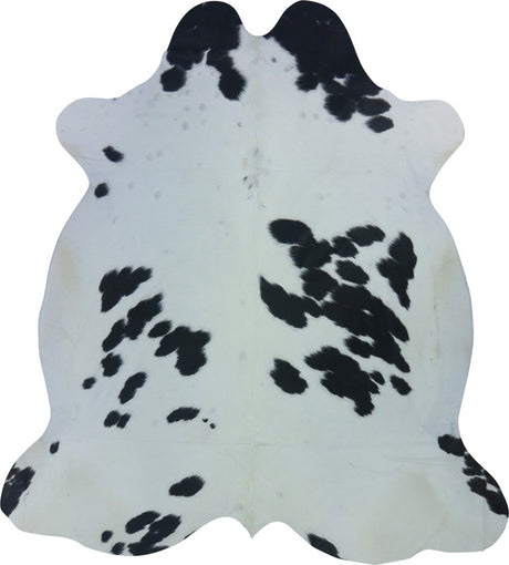 COWHIDE LARGE BLACK & WHITE 3.5-3.9M (234cm × 210cm)