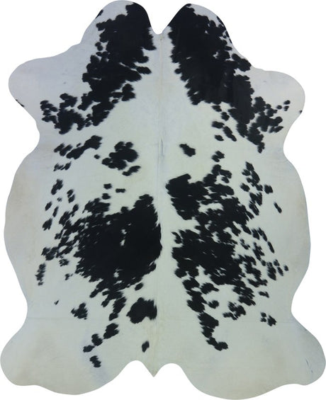 COWHIDE LARGE BLACK & WHITE 3.5-3.9M (237cm × 194cm)