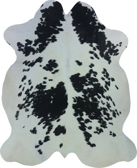 COWHIDE LARGE BLACK & WHITE 3.5-3.9M - 237cm  194cm