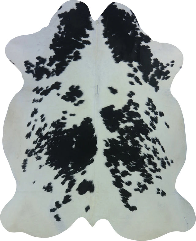 COWHIDE LARGE BLACK & WHITE 3.5-3.9M - 237cm  194cm