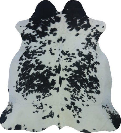 COWHIDE LARGE BLACK & WHITE 3.5-3.9M (221cm × 200cm)