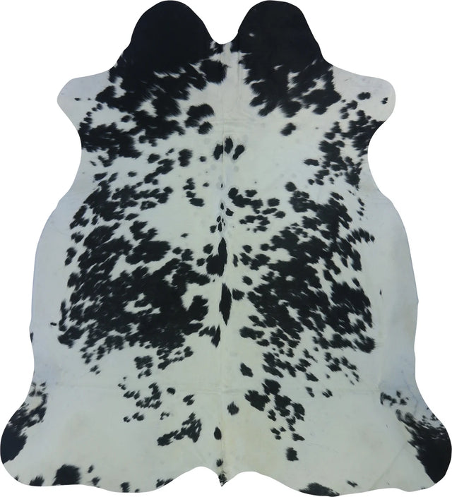 COWHIDE LARGE BLACK & WHITE 3.5-3.9M - 221cm  200cm