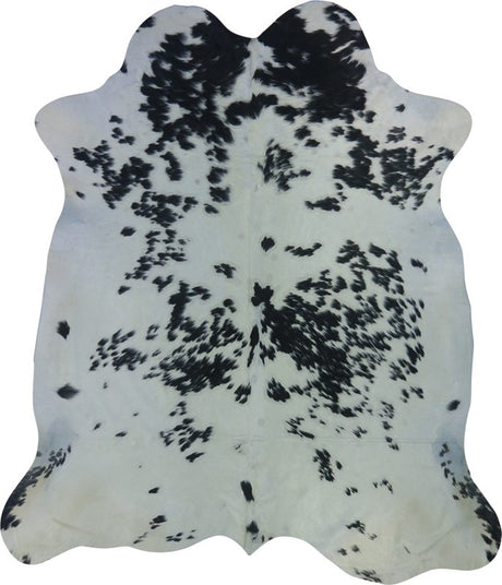 COWHIDE LARGE BLACK & WHITE 3.5-3.9M (234cm × 200cm)