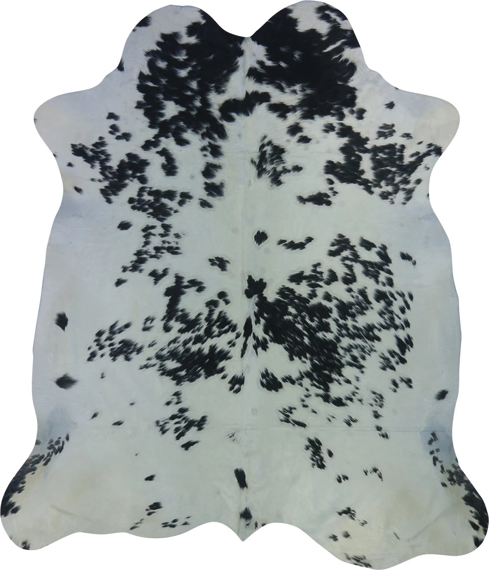 COWHIDE LARGE BLACK & WHITE 3.5-3.9M - 234cm  200cm
