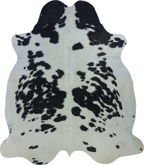 COWHIDE LARGE BLACK & WHITE 3.5-3.9M (249cm × 217cm)