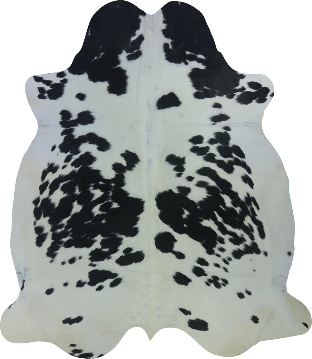 COWHIDE LARGE BLACK & WHITE 3.5-3.9M - 249cm  217cm