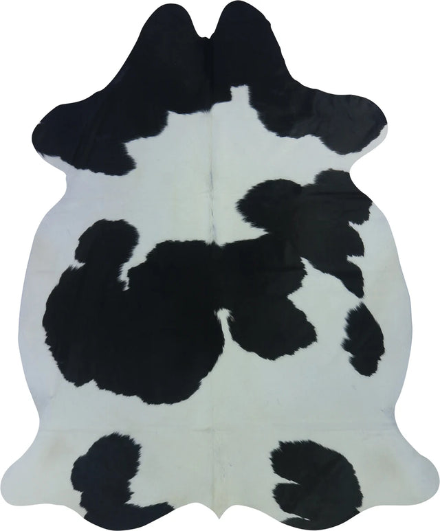 COWHIDE LARGE BLACK & WHITE 3.5-3.9M - 239cm  196cm