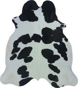 COWHIDE LARGE BLACK & WHITE 3.5-3.9M - 229cm  204cm