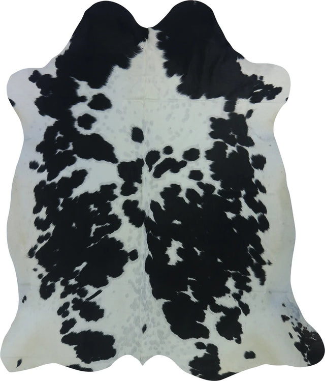 COWHIDE LARGE BLACK & WHITE 3.5-3.9M - 225cm  195cm