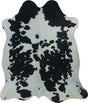 COWHIDE LARGE BLACK & WHITE 3.5-3.9M - 225cm  195cm