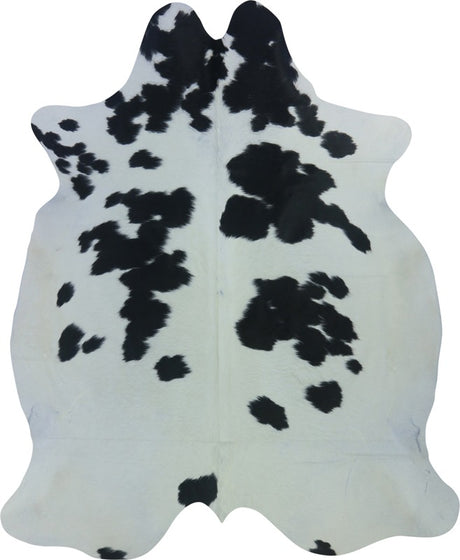 COWHIDE LARGE BLACK & WHITE 3.5-3.9M (229cm × 189cm)