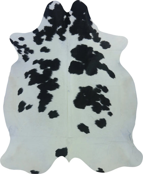 COWHIDE LARGE BLACK & WHITE 3.5-3.9M - 229cm  189cm