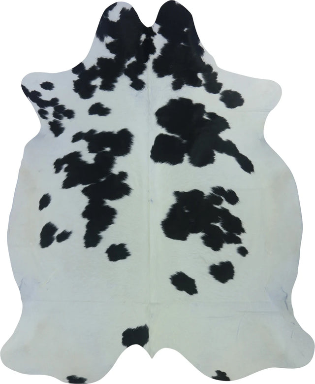 COWHIDE LARGE BLACK & WHITE 3.5-3.9M - 229cm  189cm