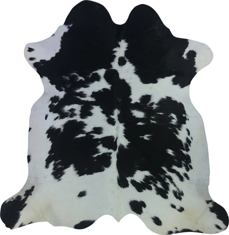 COWHIDE LARGE BLACK & WHITE 3.5-3.9M - 220cm  219cm