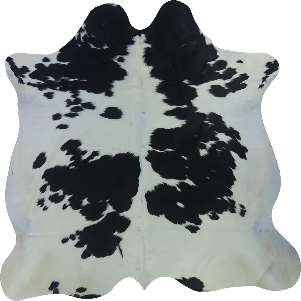 COWHIDE LARGE BLACK & WHITE 3.5-3.9M - 203cm  210cm