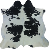 COWHIDE LARGE BLACK & WHITE 3.5-3.9M - 203cm  210cm