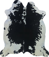 COWHIDE LARGE BLACK & WHITE 3.5-3.9M - 220cm  198cm