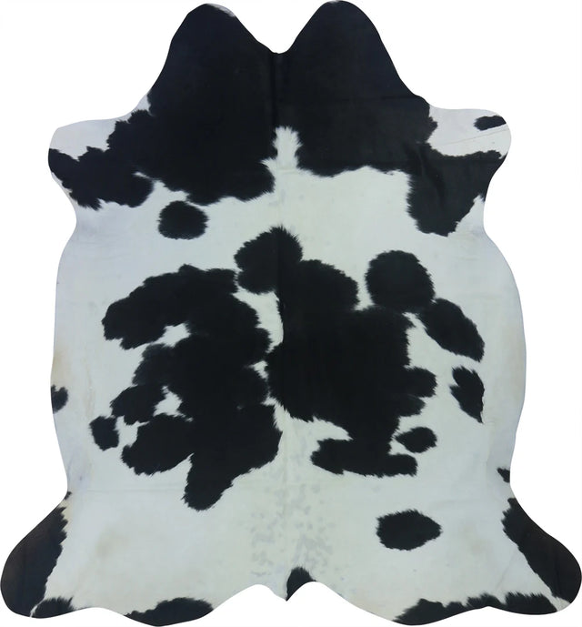 COWHIDE LARGE BLACK & WHITE 3.5-3.9M - 223cm  206cm