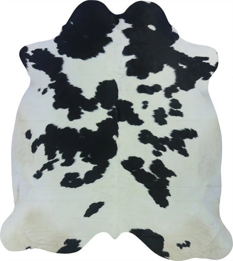 COWHIDE LARGE BLACK & WHITE 3.5-3.9M - 239cm  213cm