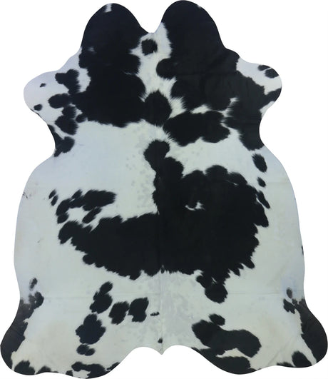 COWHIDE LARGE BLACK & WHITE 3.5-3.9M - 227cm  197cm