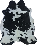 COWHIDE LARGE BLACK & WHITE 3.5-3.9M - 231cm  191cm