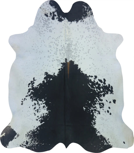 COWHIDE LARGE BLACK & WHITE 3.5-3.9M - 229cm  204cm