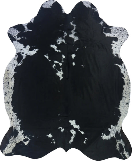 COWHIDE LARGE BLACK & WHITE 3.5-3.9M - 230cm  189cm