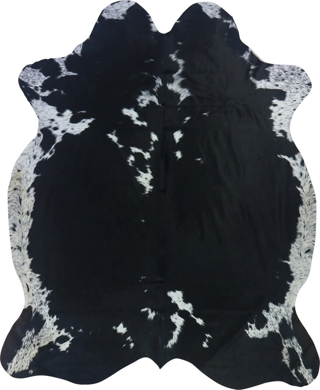 COWHIDE LARGE BLACK & WHITE 3.5-3.9M - 230cm  189cm