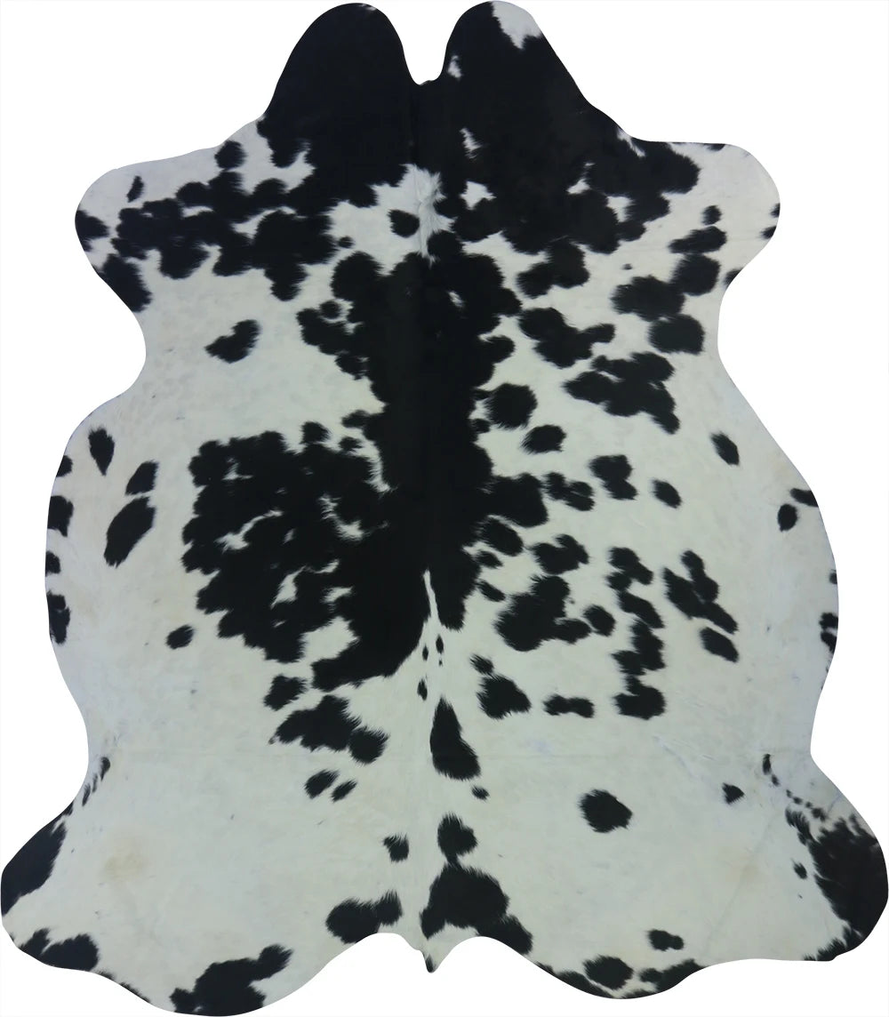 COWHIDE LARGE BLACK & WHITE 3.5-3.9M - 236cm  205cm