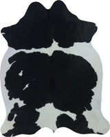 COWHIDE LARGE BLACK & WHITE 3.5-3.9M - 232cm  187cm